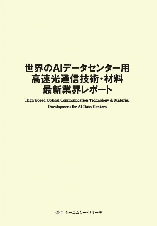 世界のAIデータセンター用高速光通信技術・材料 最新業界レポートの画像